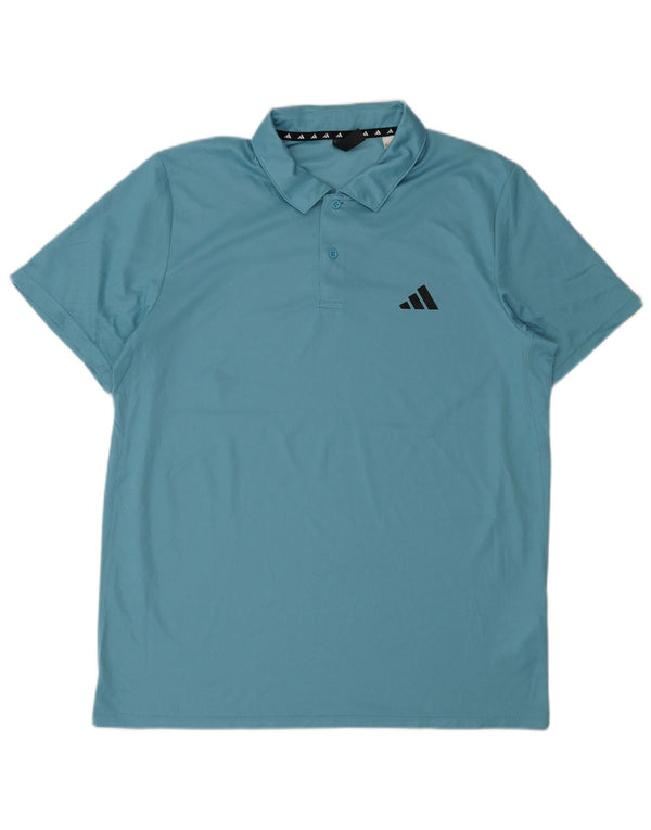 Adidas Ανδρικό πουκάμισο Aeroready Polo Medium Blue Polyester