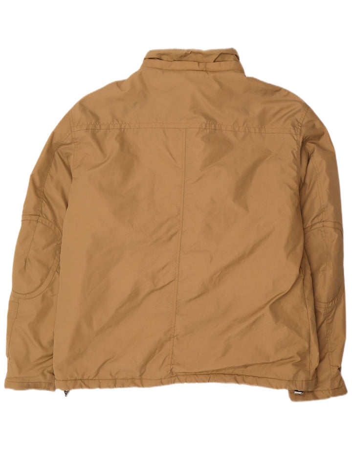 REEBOK Mens Utility Jacket UK 44 2XL Beige Nylon