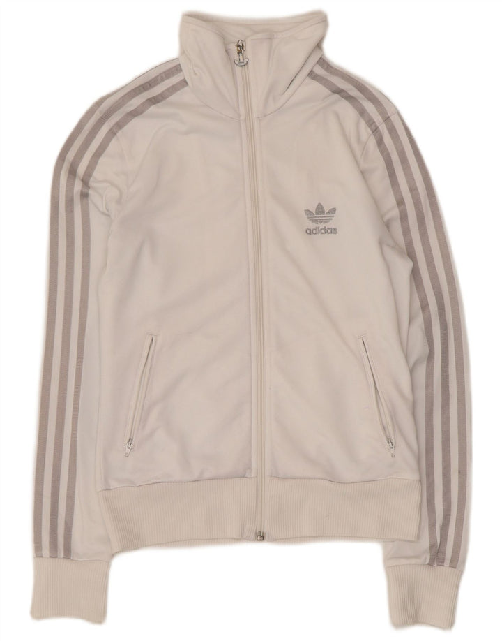 Γυναικεία αθλητική φόρμα γραφικών Adidas Top Jacket EU 38 Medium White