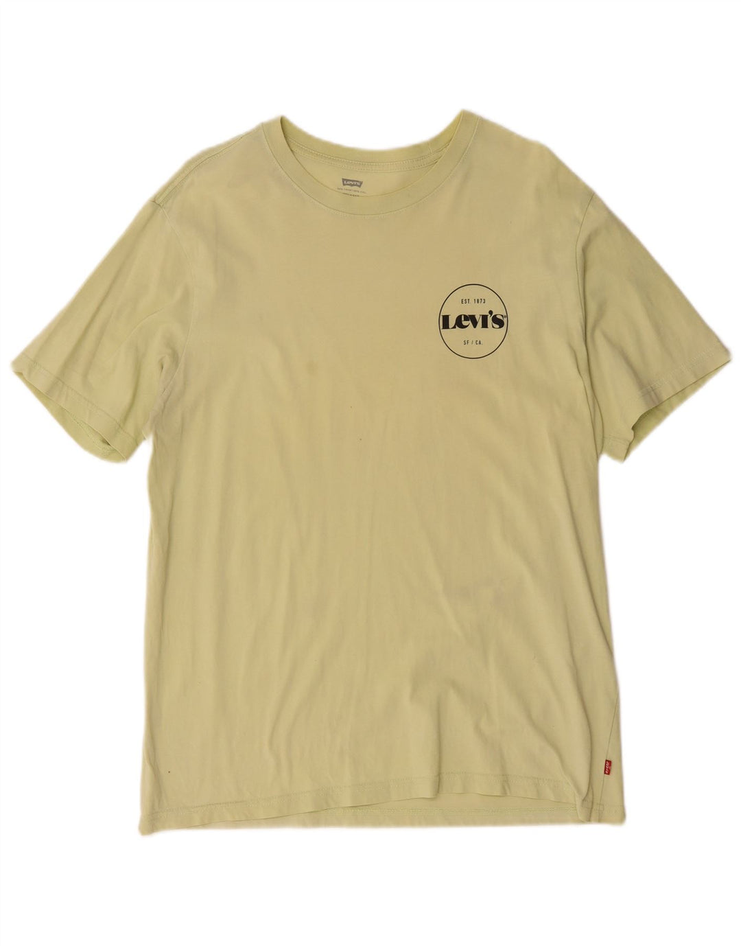 Ανδρικό μπλουζάκι Levi's Relaxed Top Μεσαίο κίτρινο βαμβακερό