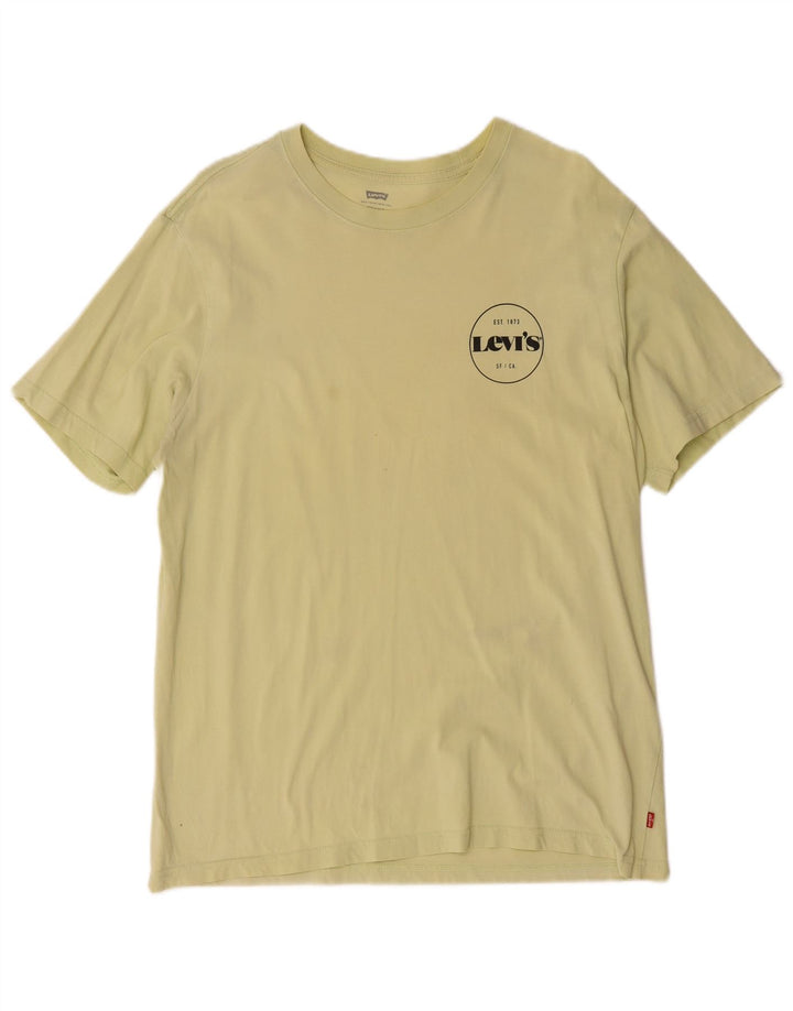 Ανδρικό μπλουζάκι Levi's Relaxed Top Μεσαίο κίτρινο βαμβακερό