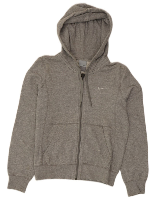 Γυναικείο πουλόβερ Nike με φερμουάρ UK 6/8 XS γκρι