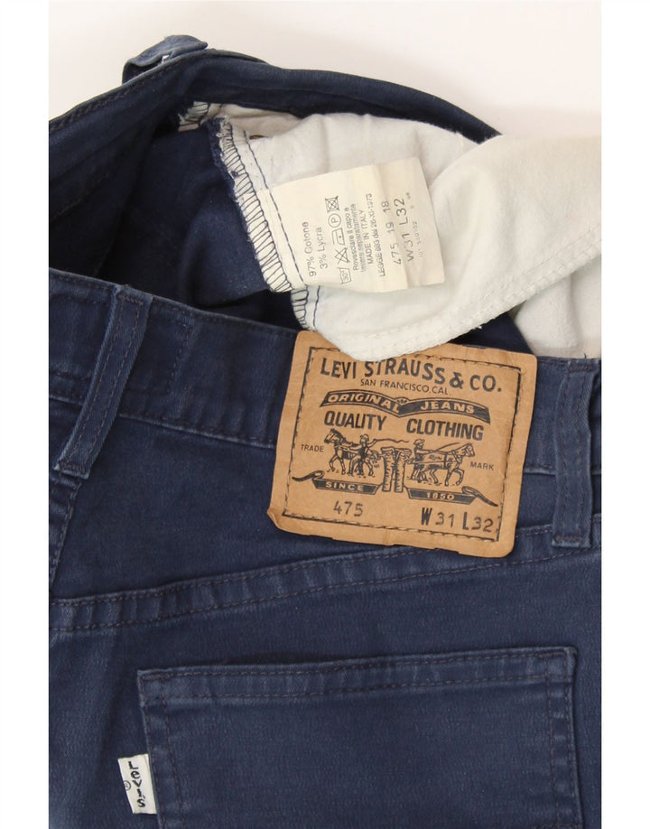 Γυναικείο τζιν ίσιο LEVI'S W31 L27 Μπλε Βαμβακερό