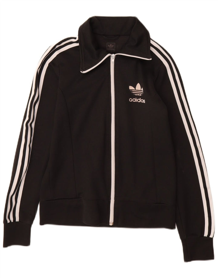 Γυναικεία αθλητική φόρμα Adidas Top Jacket EU 34 XS Μαύρο βαμβακερό