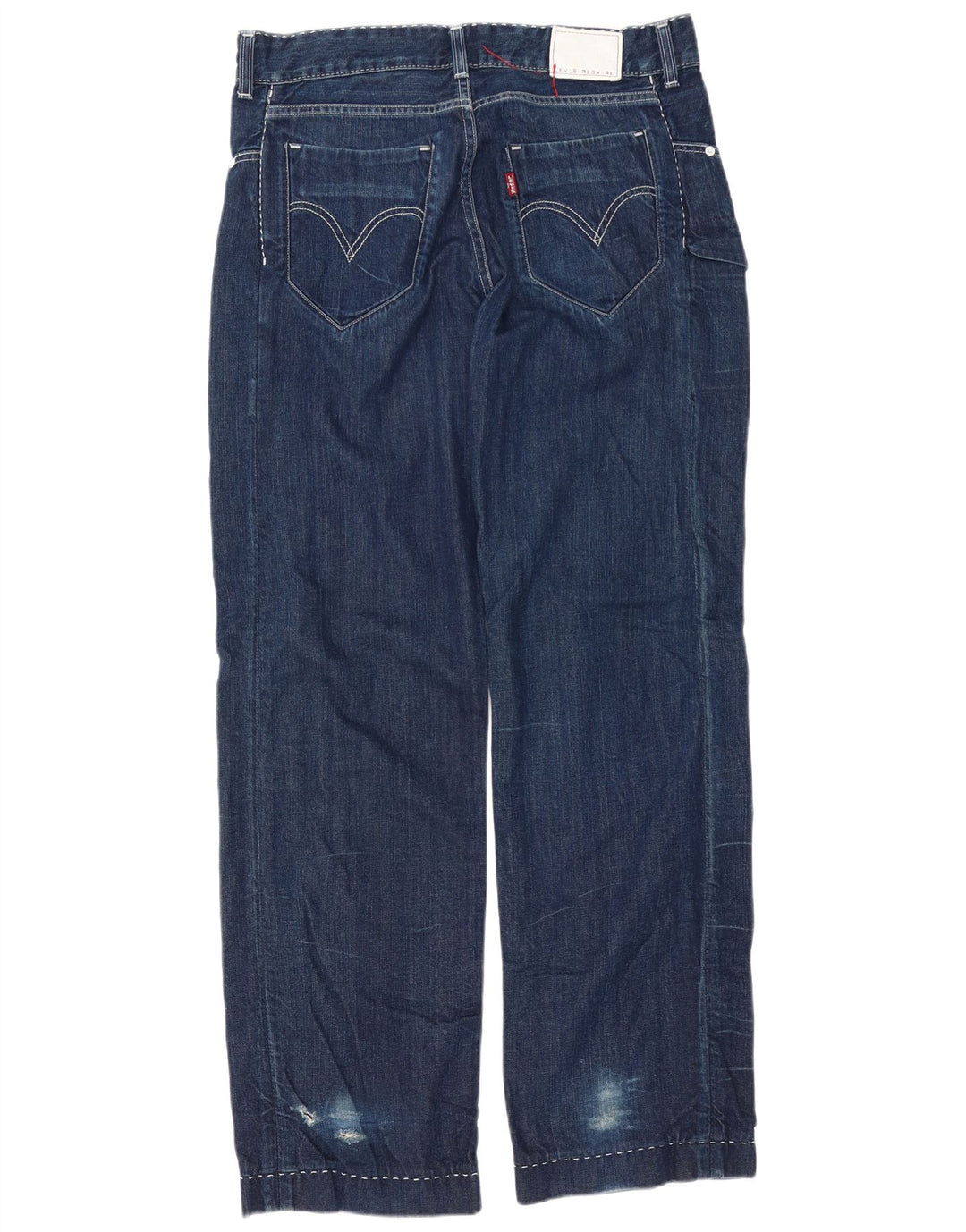 Ανδρικό τζιν Levi's Straight W34 L34 Navy Blue Cotton