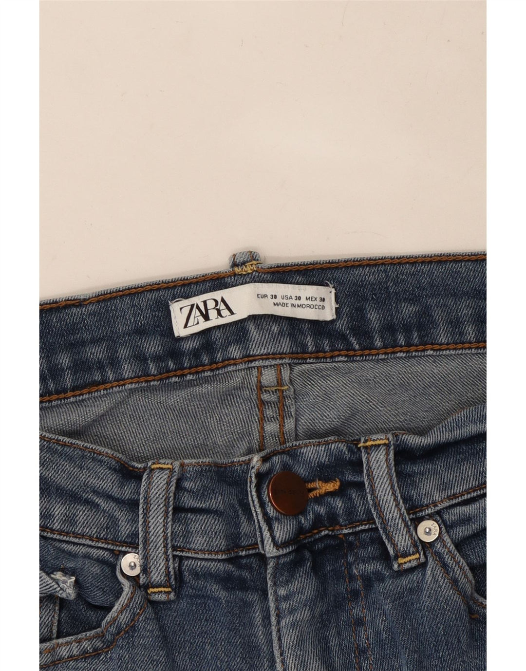 ZARA Ανδρικό Slim Jeans EU 38 Small W30 L30 Blue