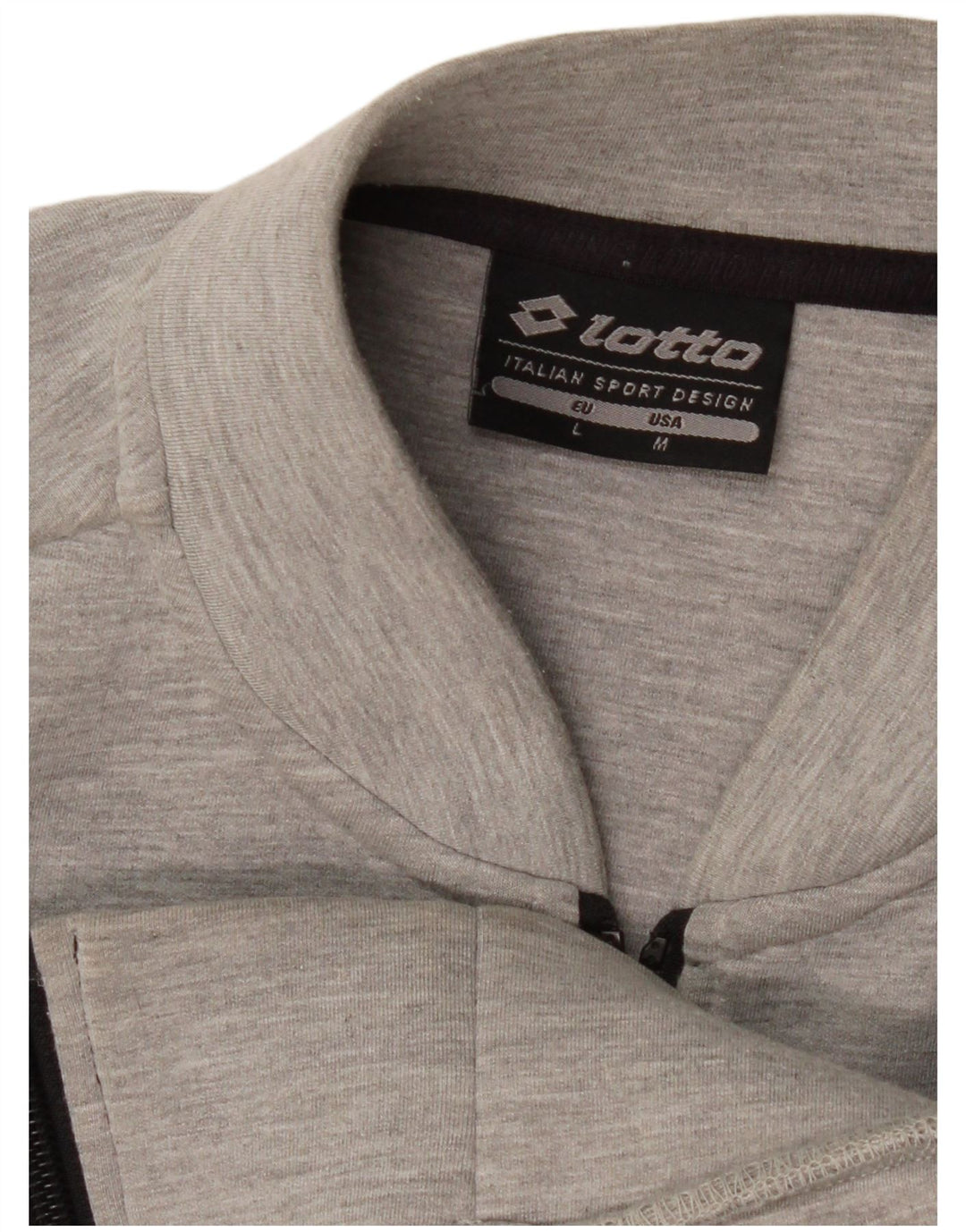 Ανδρική αθλητική φόρμα Lotto Top Jacket Μεσαίο Γκρι Flecked