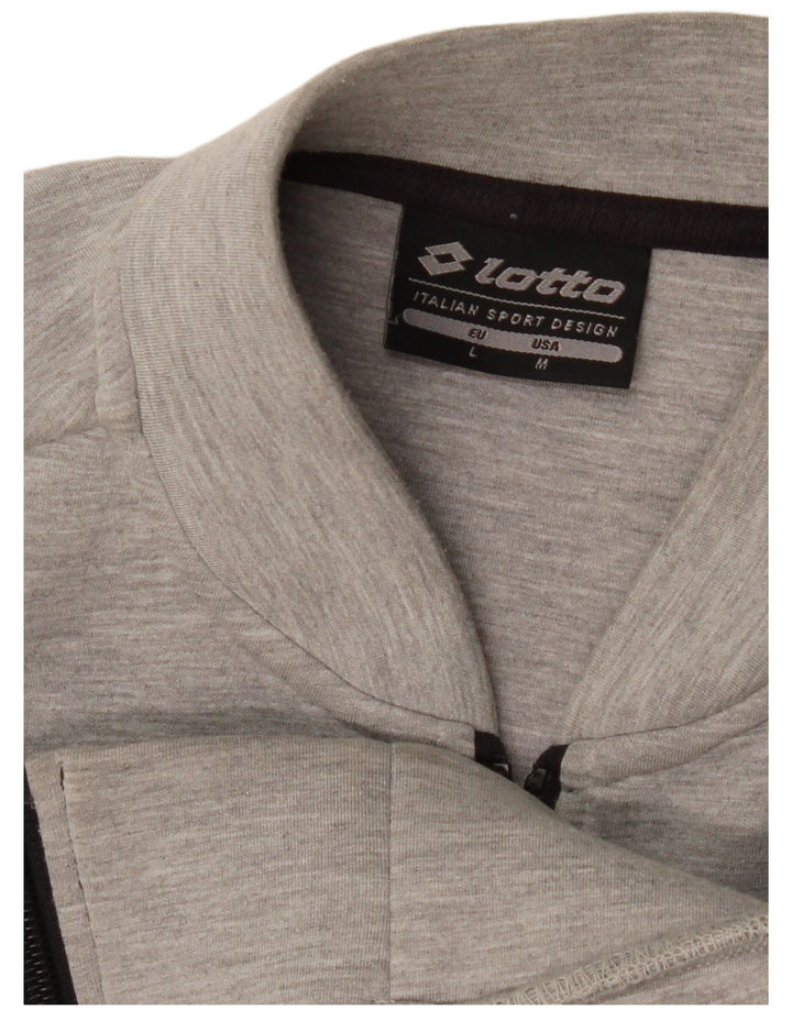 Ανδρική αθλητική φόρμα Lotto Top Jacket Μεσαίο Γκρι Flecked