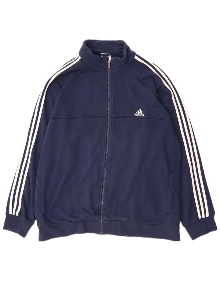 Ανδρική φόρμα ADIDAS Climalite Top Jacket UK 52/54 2XL Navy Blue Cotton
