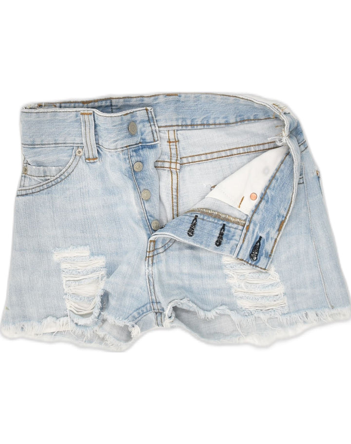 LEVI'S Womens 512 Denim Shorts W29 Medium Blue Cotton Vintage Levi's and Second-Hand Levi's from Messina Hembry 
