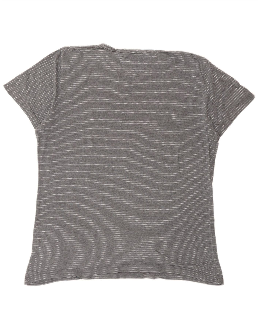 Ανδρικό T-Shirt TOMMY HILFIGER Top Large Grey Pinstripe