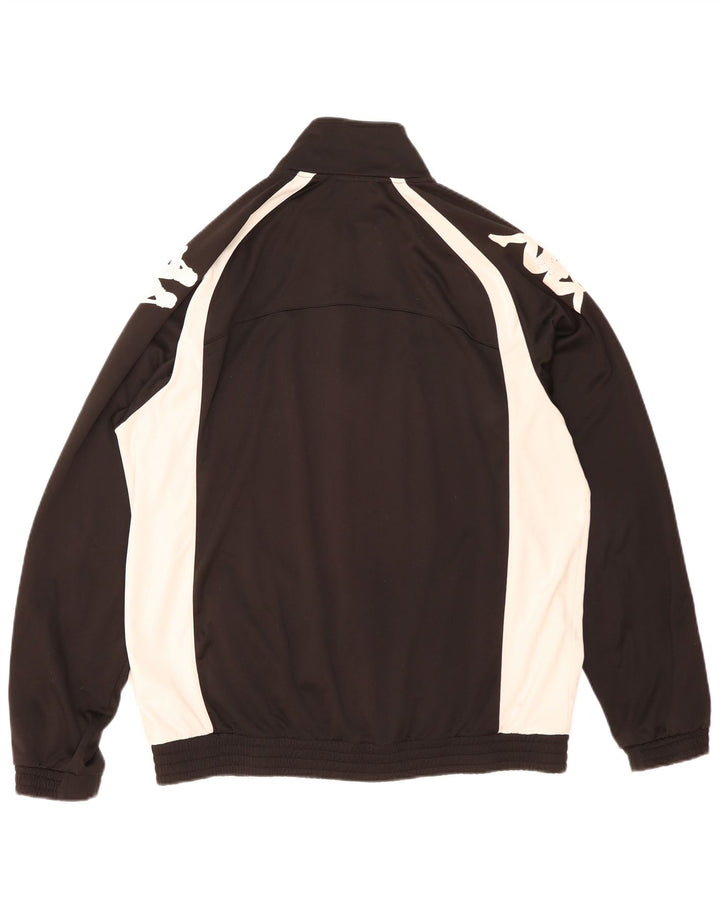 Ανδρική φόρμα γραφικής Kappa Top Jacket 2XL Black Colourblock Polyester