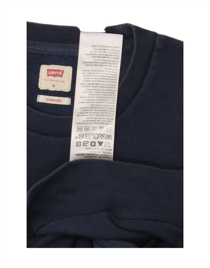Ανδρικό γραφικό φούτερ Levi's μεσαίο μπλε βαμβακερό