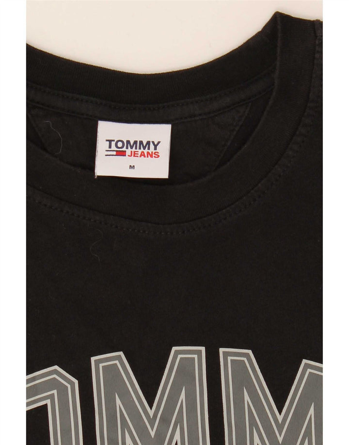 Ανδρικό γραφικό T-Shirt Tommy Hilfiger Top Medium Μαύρο