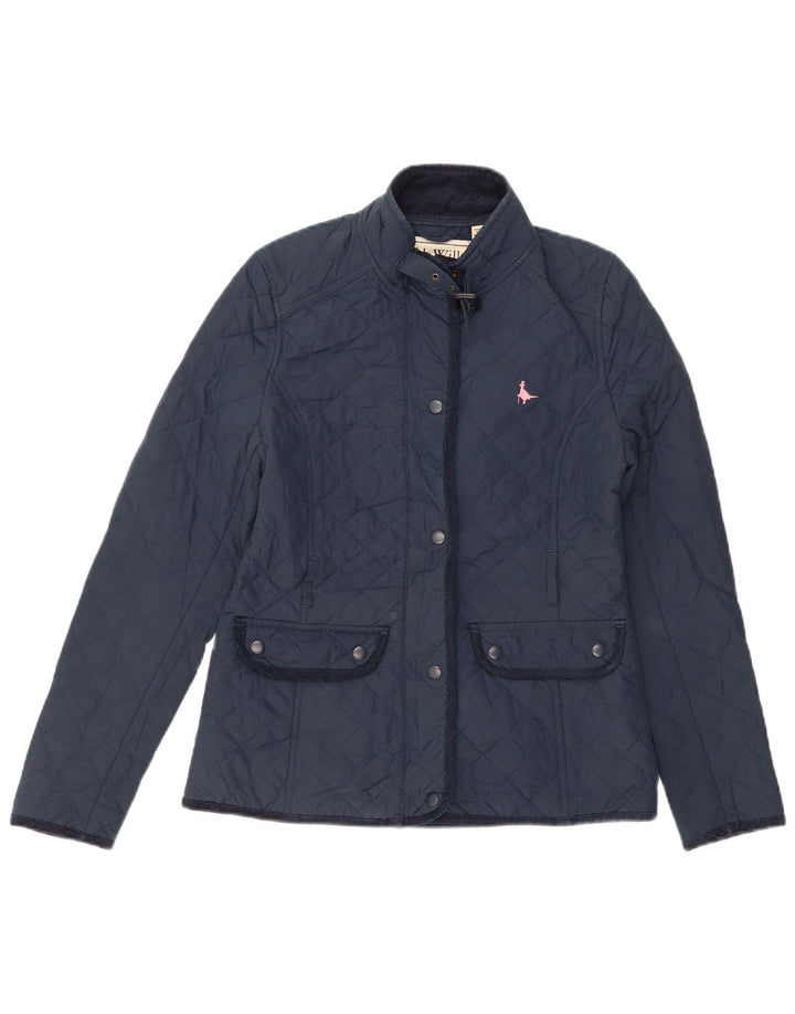Jack Wills Γυναικείο καπιτονέ μπουφάν UK 10 Small Navy Blue Polyester