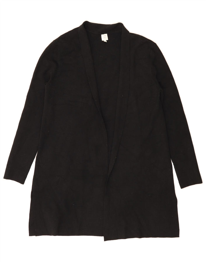 JOHN LEWIS Womens Oversized Longline Cardigan Sweater UK 10 Small Black Vintage John Lewis and Second-Hand John Lewis from Messina Hembry 