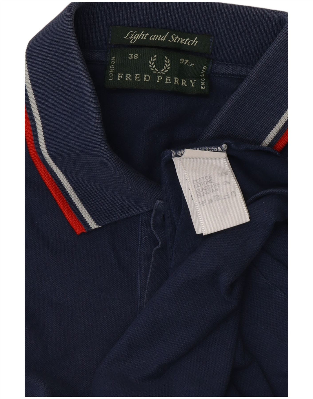 FRED PERRY Ανδρικό μπλουζάκι πόλο Μικρό Navy Blue βαμβακερό