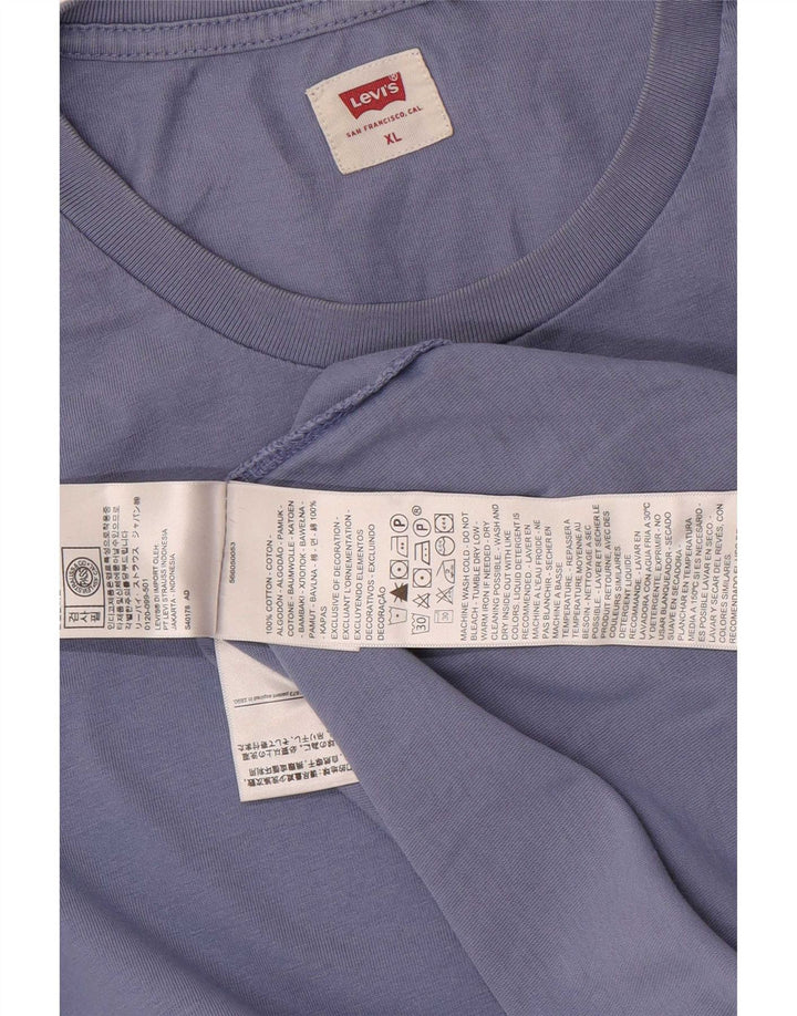 Ανδρικό T-Shirt Levi's Top XL Blue Cotton