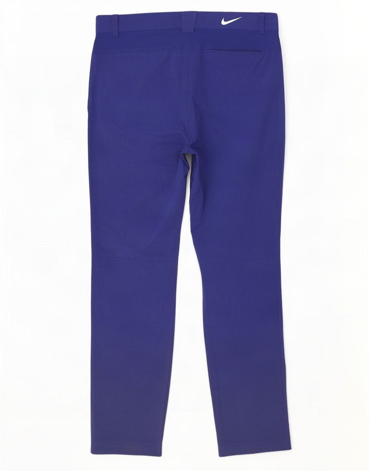 Ανδρικό ίσιο παντελόνι Chino Golf Nike W34 L32 Μπλε πολυεστέρας
