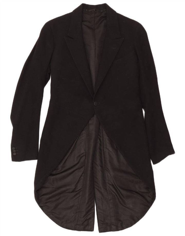 Vintage Ανδρικό Σακάκι Blazer με 1 κουμπί UK 34 XS Μαύρο