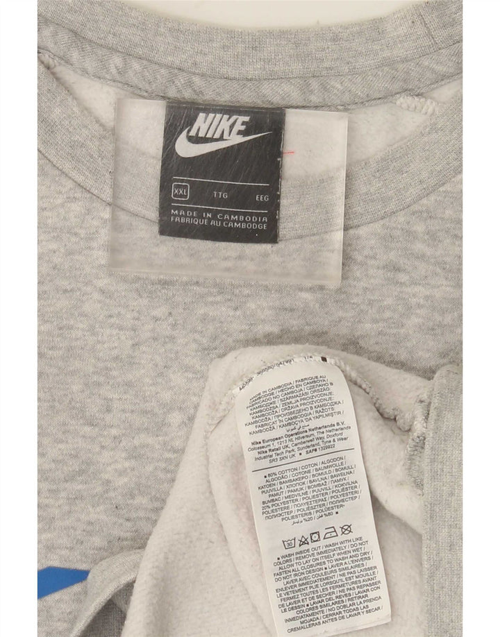 Ανδρικό φούτερ NIKE Jumper 2XL Γκρι χρώματος βαμβακερό