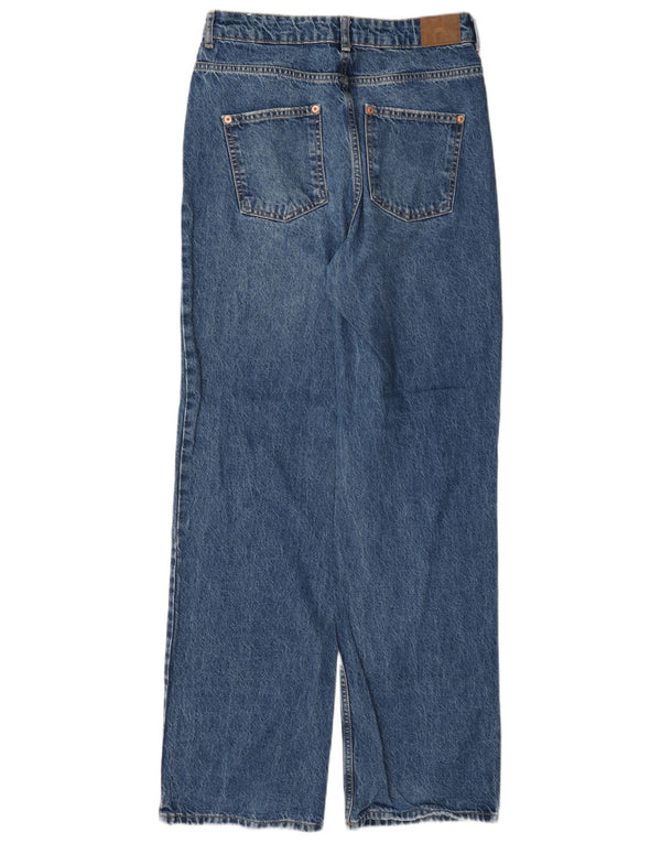 Zara Γυναικείο Ψηλόμεσο Φαρδύ Τζιν EU 38 Small W28 L33 Μπλε βαμβακερό