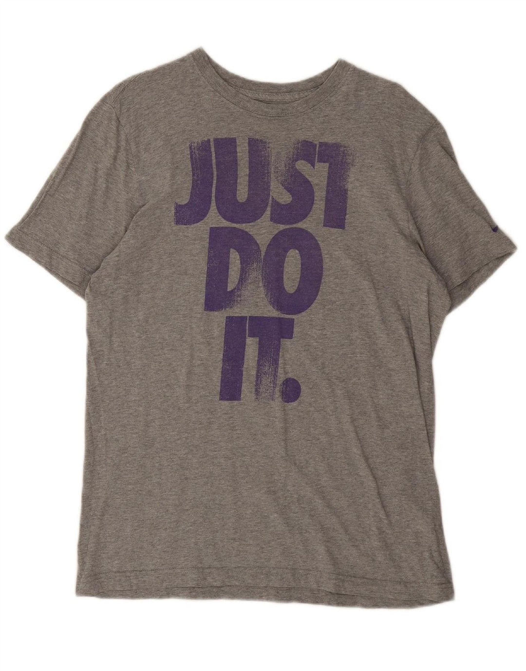 NIKE Mens Standard Fit Graphic T-Shirt Top Medium Grey