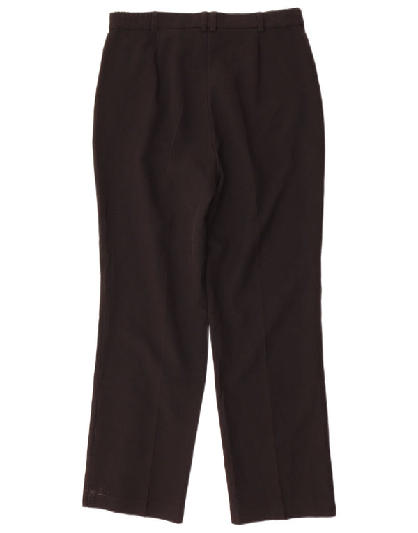 Marks & Spencer Γυναικείο ίσιο casual παντελόνι UK 8 Small W28 L26 Black