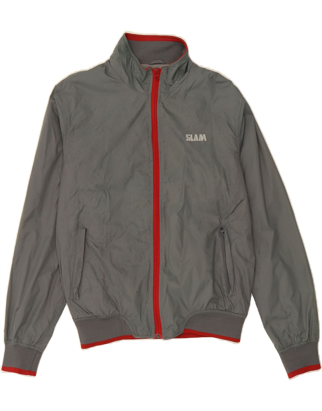Ανδρικό μπουφάν SLAM Bomber UK 36 Small Grey Nylon