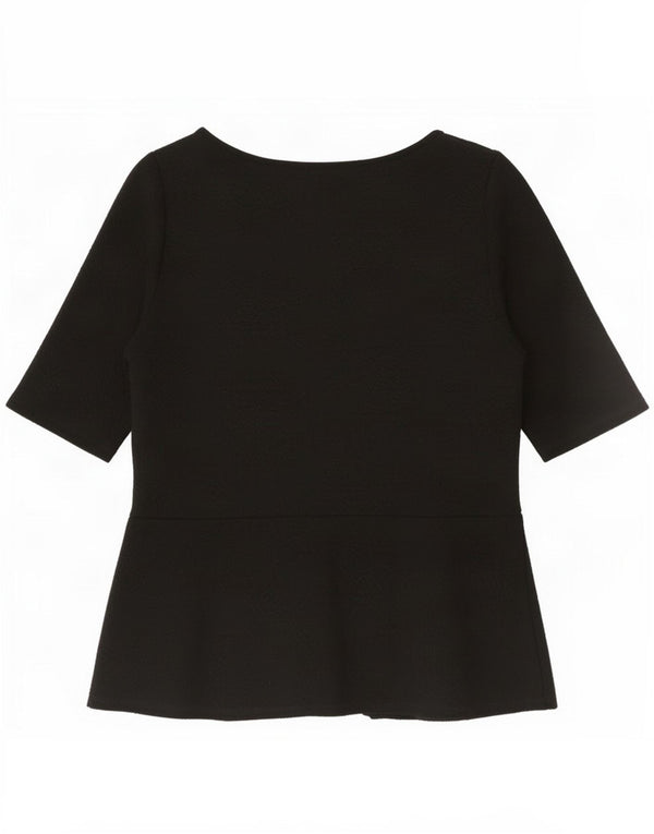 Marks & Spencer Γυναικεία Μπλούζα Τοπ UK 10 Small Black Polyester