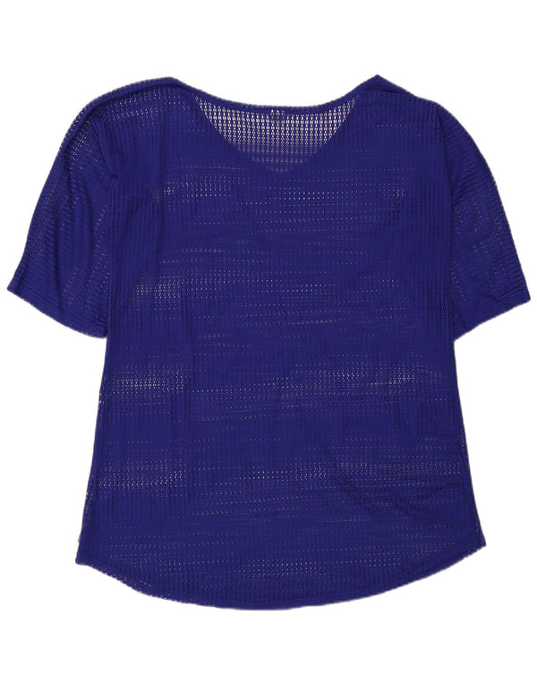 O'Neill Womens See Through T-Shirt UK 18 XL Blue