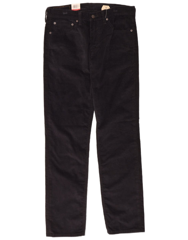 Levi's Mens 511 Slim Fit Κοτλέ παντελόνι W32 L32 Μαύρο βαμβακερό