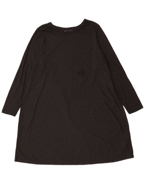 Marks & Spencer Γυναικείο μακρυμάνικο μπλουζάκι UK 18 XL μαύρο πολυεστέρα