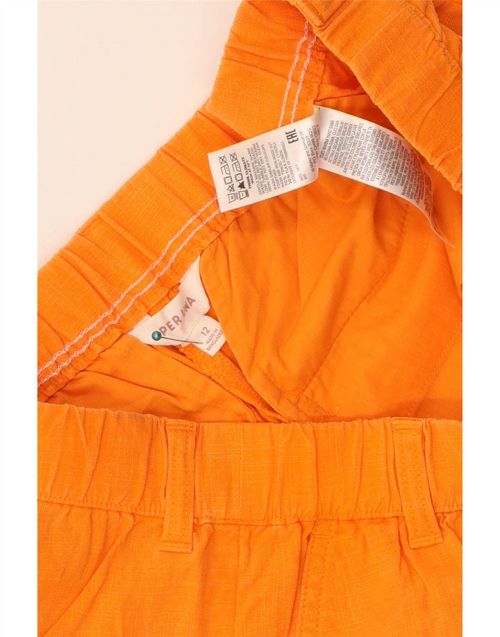 MARKS & SPENCER Γυναικείο σορτς chino UK 12 μεσαία W32 πορτοκαλί