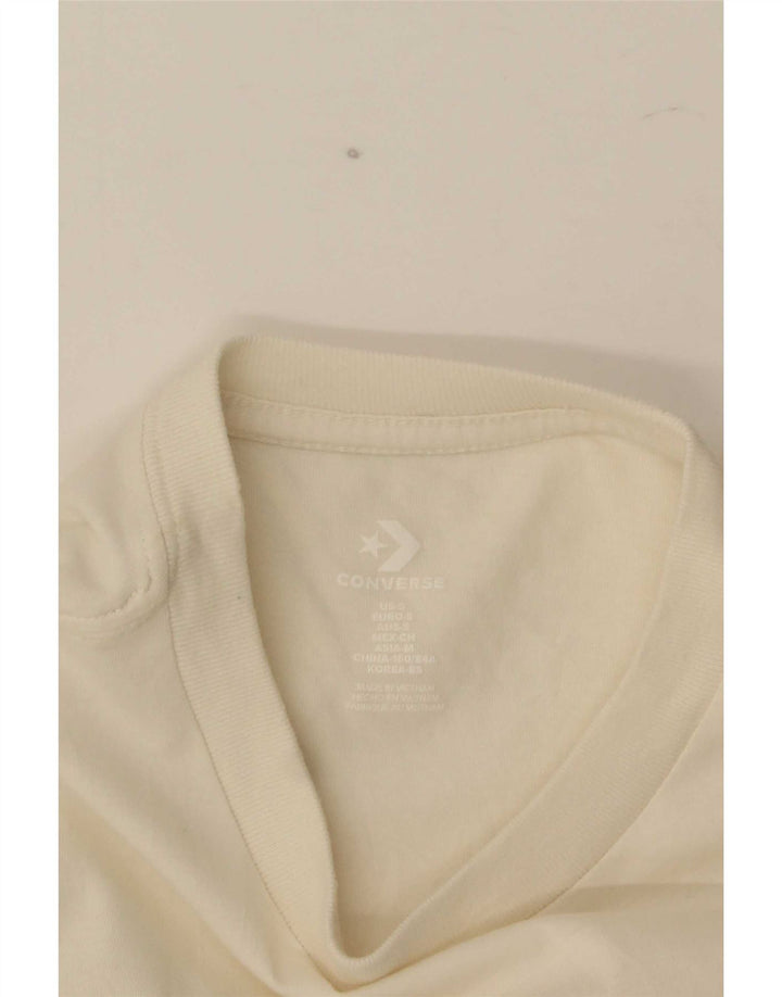 Γυναικείο γραφικό μπλουζάκι Converse Top UK 8 Small White
