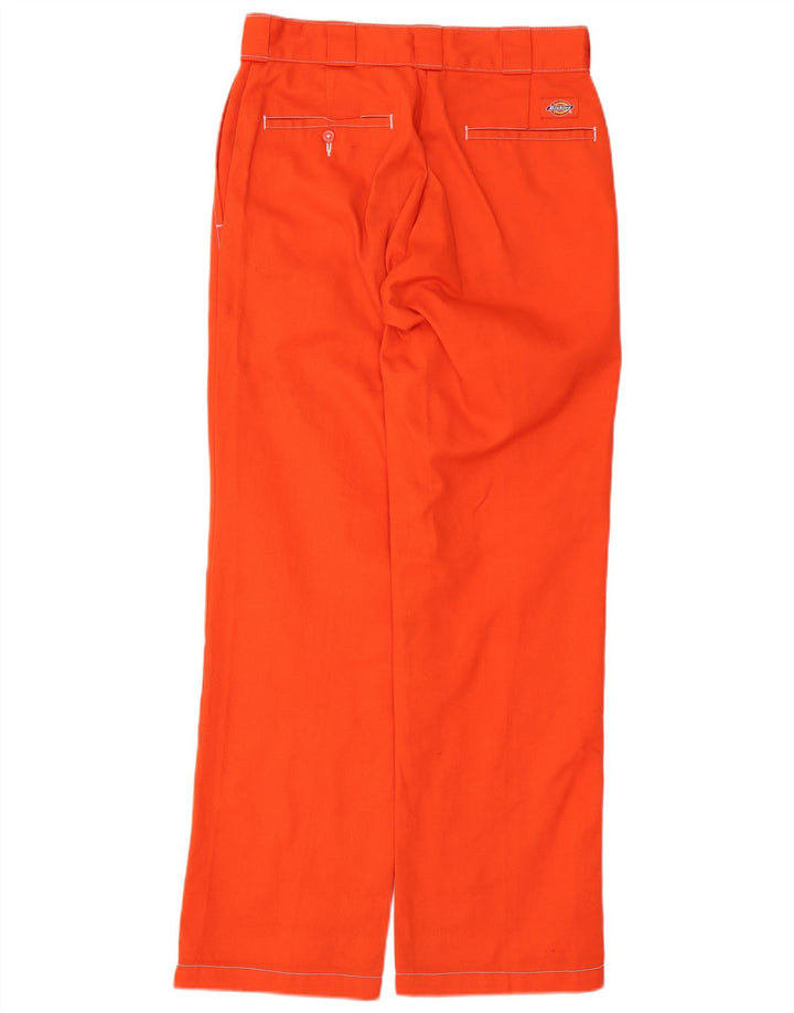 DICKIES Ανδρικό ίσιο παντελόνι Chino W30 L32 Πορτοκαλί Βαμβακερό
