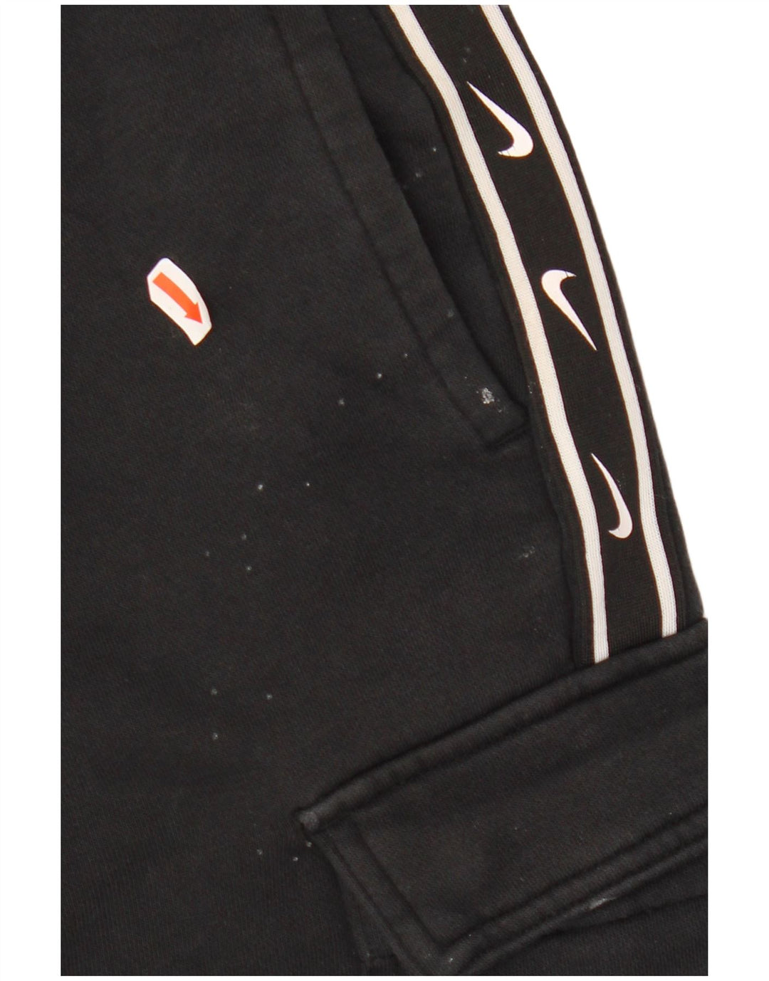 Ανδρικές φόρμες NIKE Graphic Cargo Παντελόνια Joggers Μεσαίο μαύρο βαμβακερό