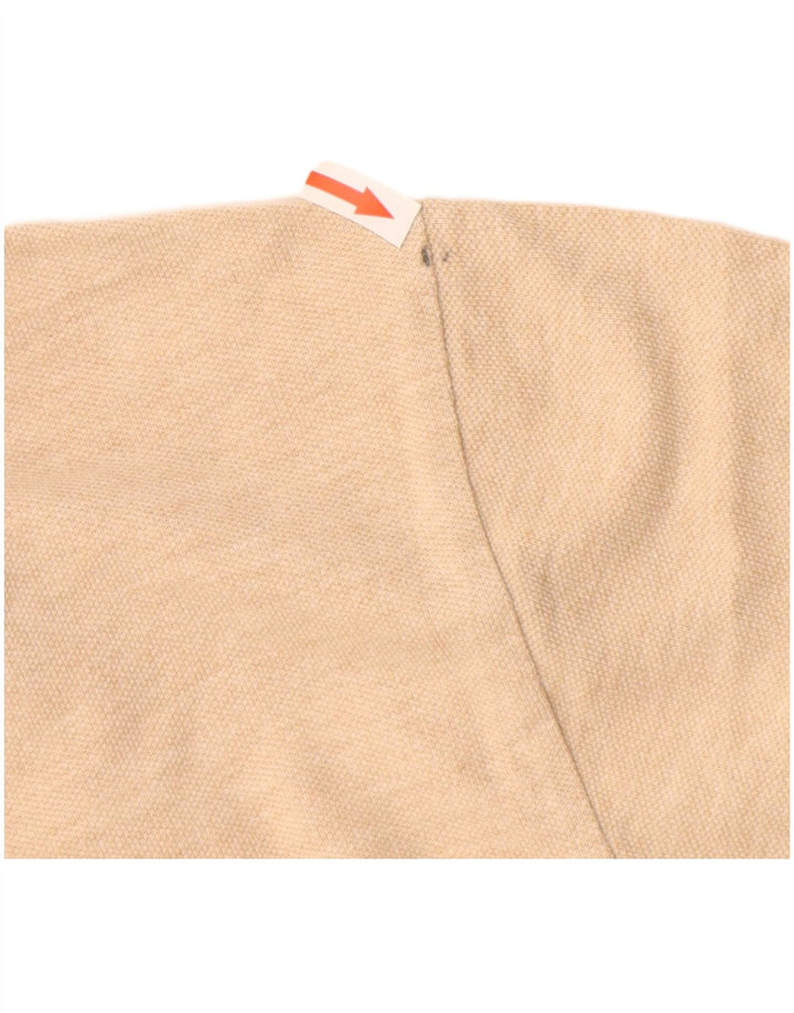 POLO RALPH LAUREN Ανδρικό μπλουζάκι πόλο με προσαρμοσμένη εφαρμογή Μικρό μπεζ βαμβακερό