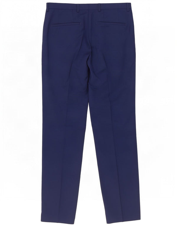 Hugo Boss Ανδρικό Slim Casual Παντελόνι UK 46 Small W30 L30 Navy Blue