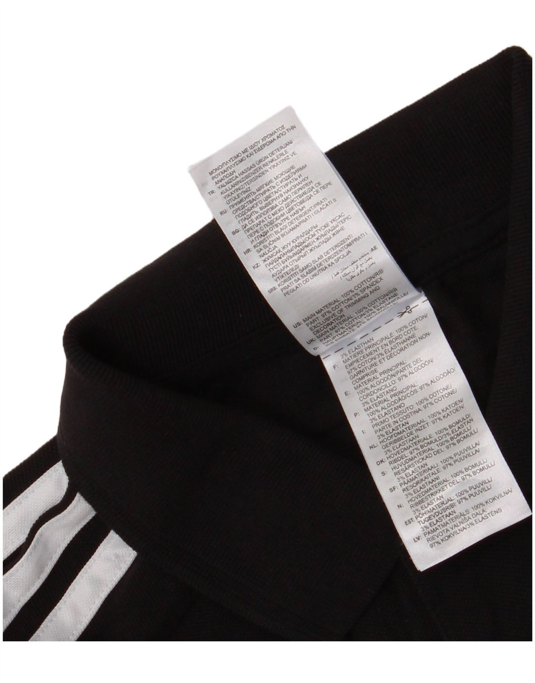 Ανδρικό μπλουζάκι Adidas Polo Μικρό μαύρο βαμβακερό