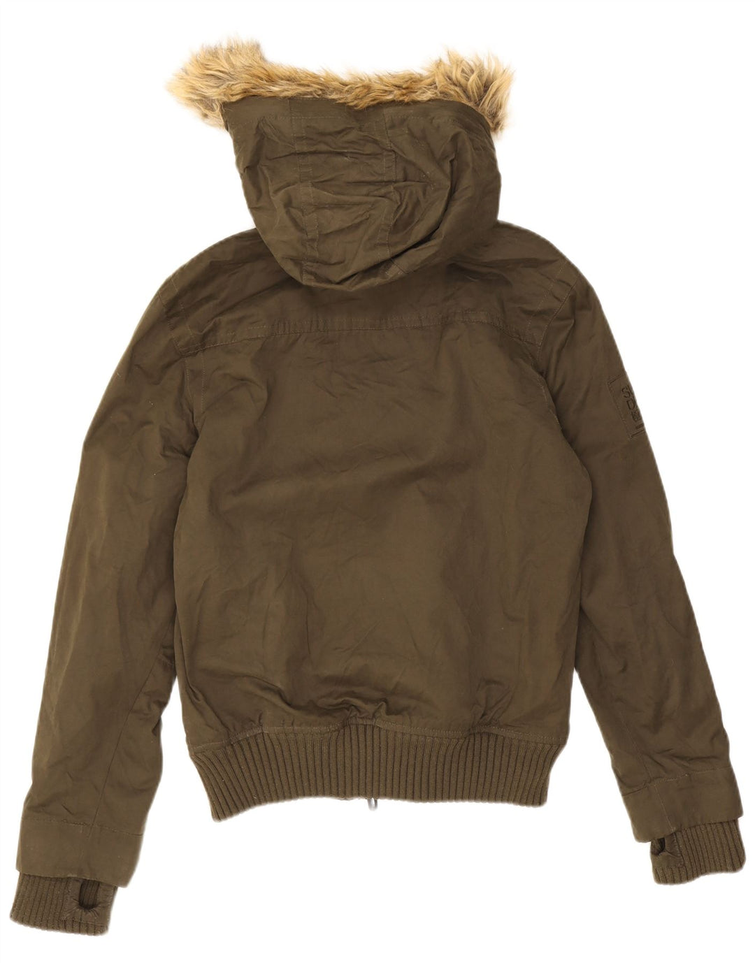 Superdry Mens The Windbomber Bomber Windbreaker Jacket UK 36 Small Khaki