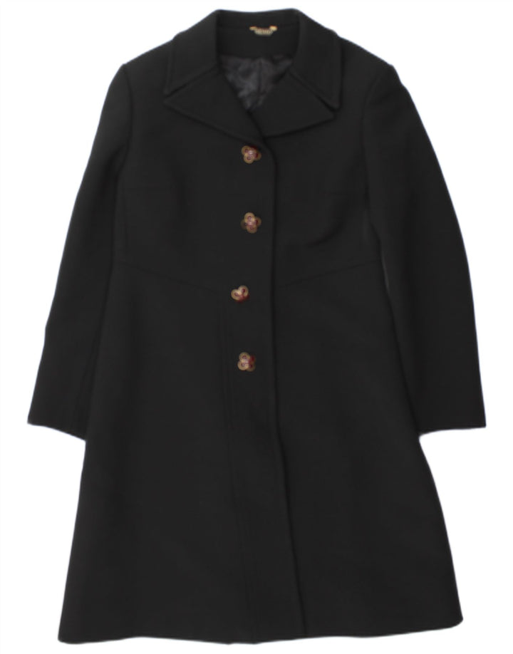 Genny Γυναικείο Παλτό UK 10 Small Black