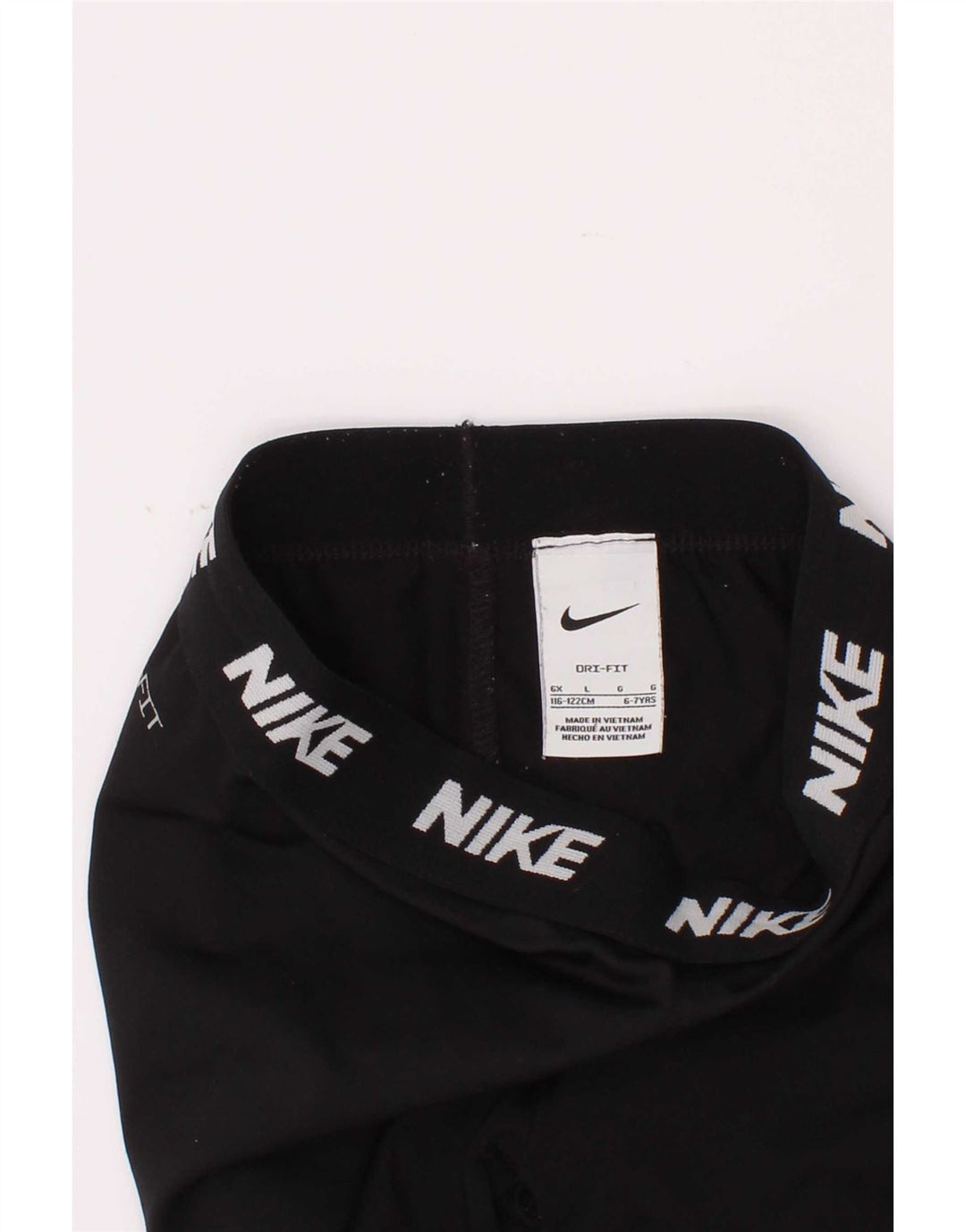 Nike Girls Graphic κολάν 6-7 ετών μαύρο μεγάλο