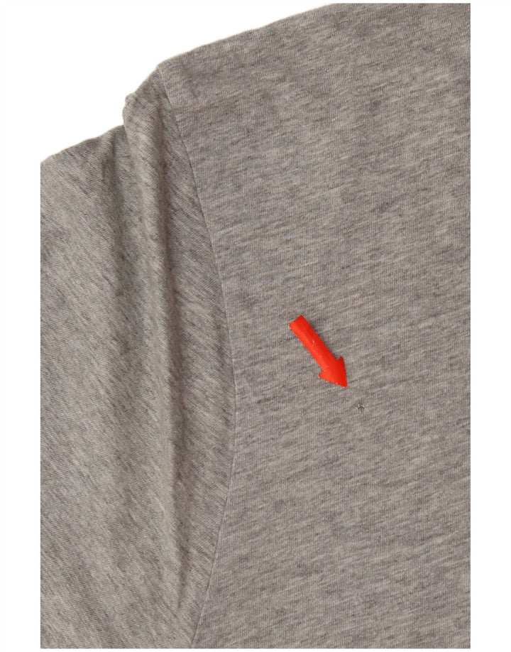 Ανδρικό γραφικό μπλουζάκι Quiksilver Regular Fit Top Μεσαίο γκρι βαμβακερό