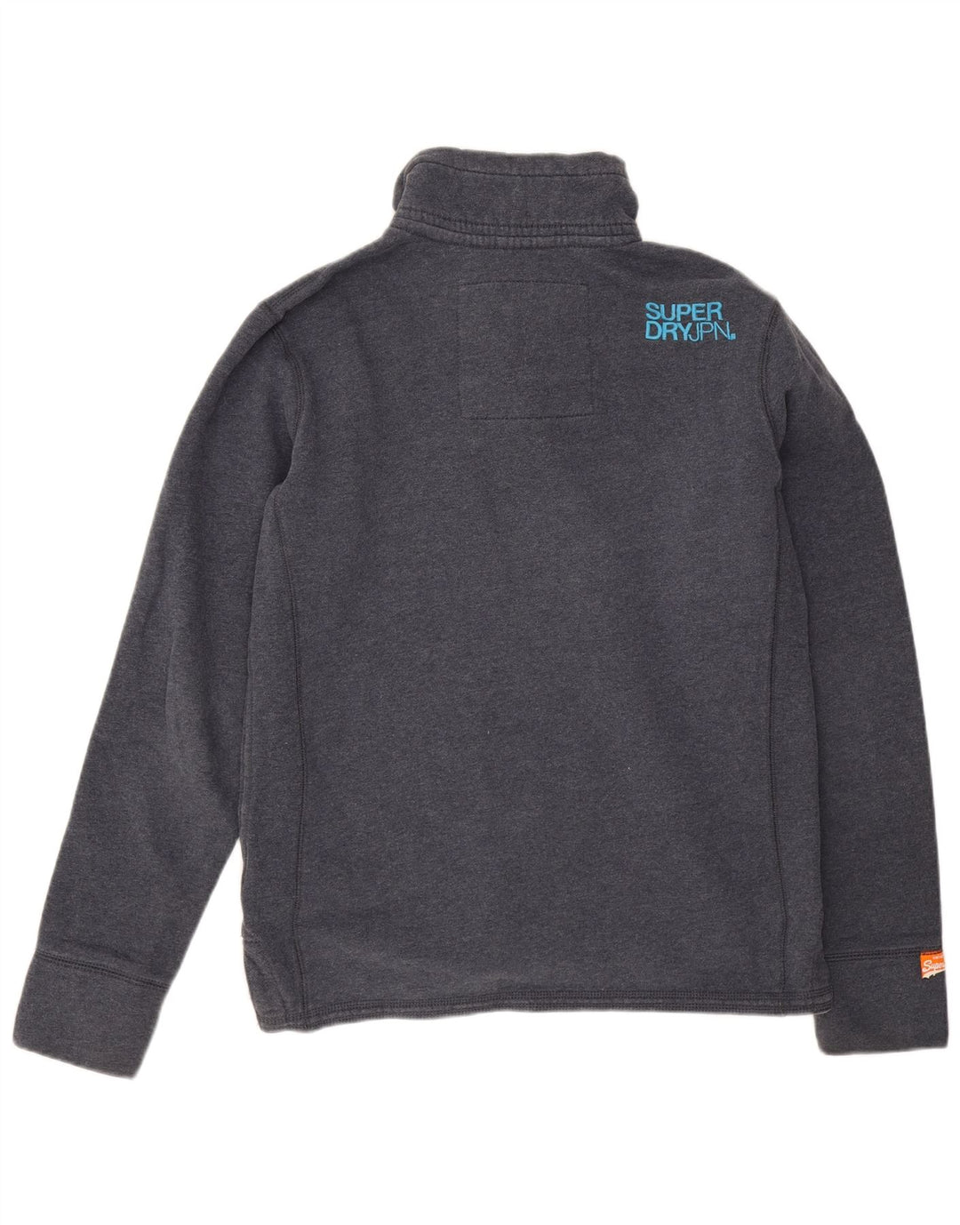Ανδρικό φούτερ με λαιμόκοψη Superdry, Μπλε, Βαμβακερό