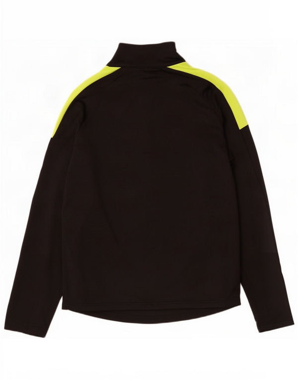 Ellesse Ανδρική φόρμα πουλόβερ με φερμουάρ στο επάνω μέρος Medium Black Colourblock