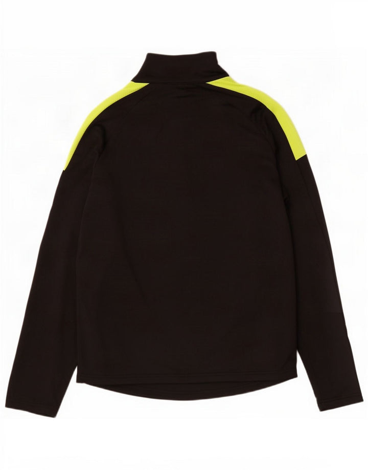 Ellesse Ανδρική φόρμα πουλόβερ με φερμουάρ στο επάνω μέρος Medium Black Colourblock