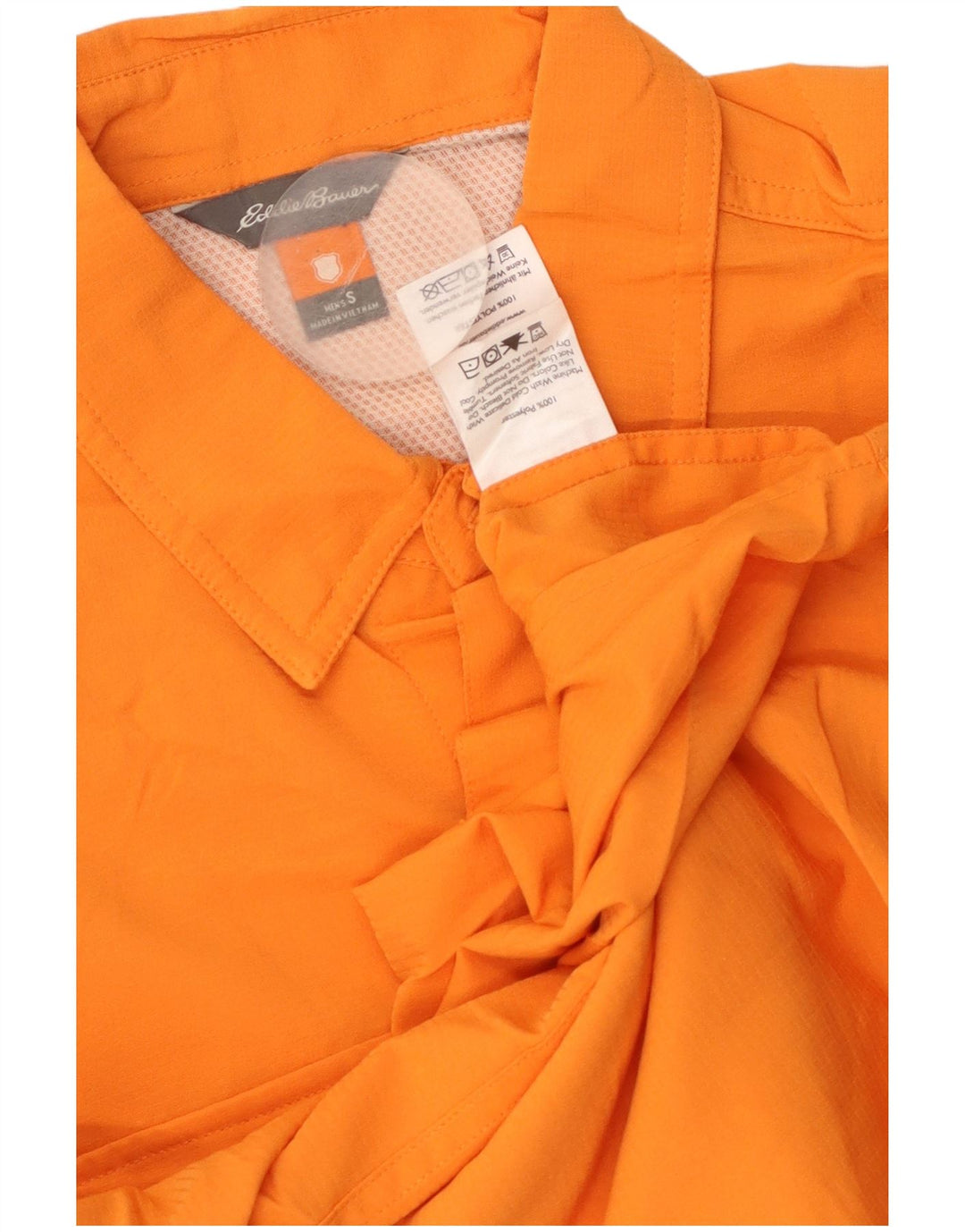 Ανδρικό πουκάμισο EDDIE BAUER Μικρό Πορτοκαλί Πολυεστέρας