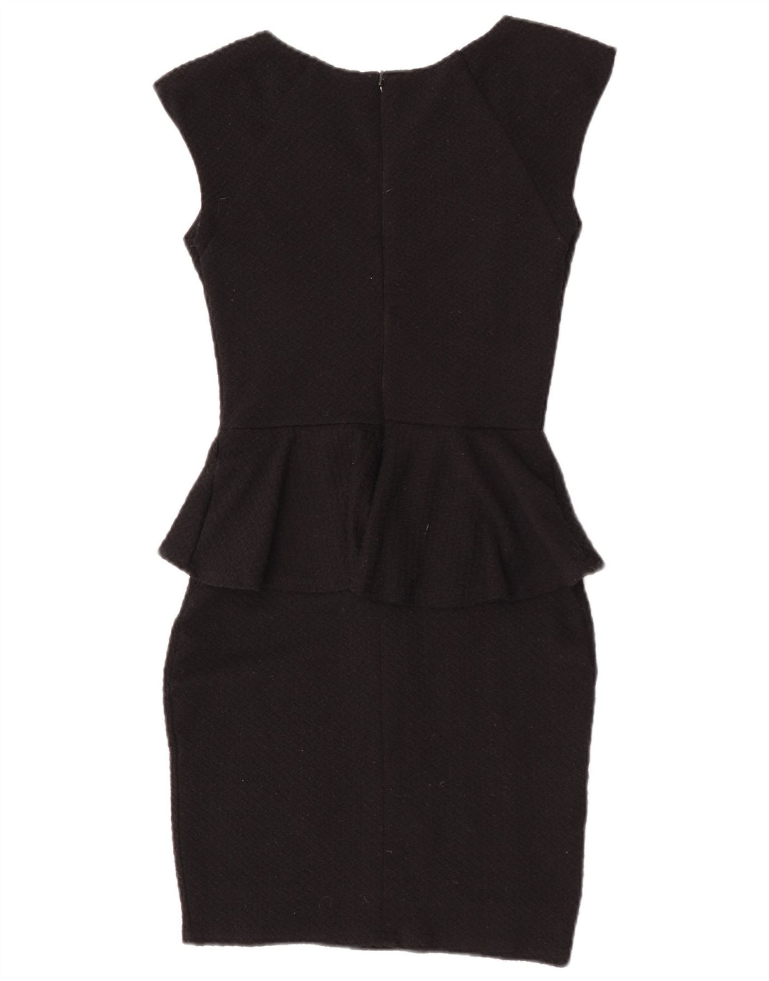 Lipsy Γυναικείο φόρεμα Peplum UK 8 Small Black Polyester