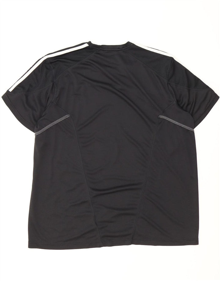 Adidas Ανδρικό T-Shirt Climalite Top 2XL Μαύρο Πολυεστέρας